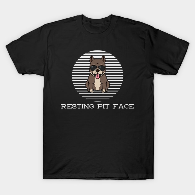 Resting Pit Face T-Shirt by Hunter_c4 "Click here to uncover more designs"